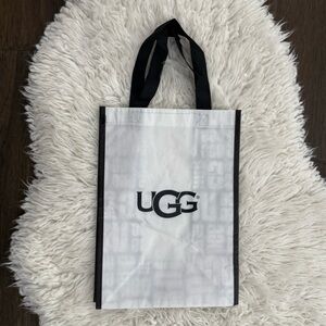 UGG Black and White Shopping Tote